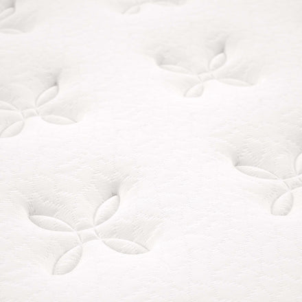 Jenna 14" Innerspring and Foam Full Mattress in White