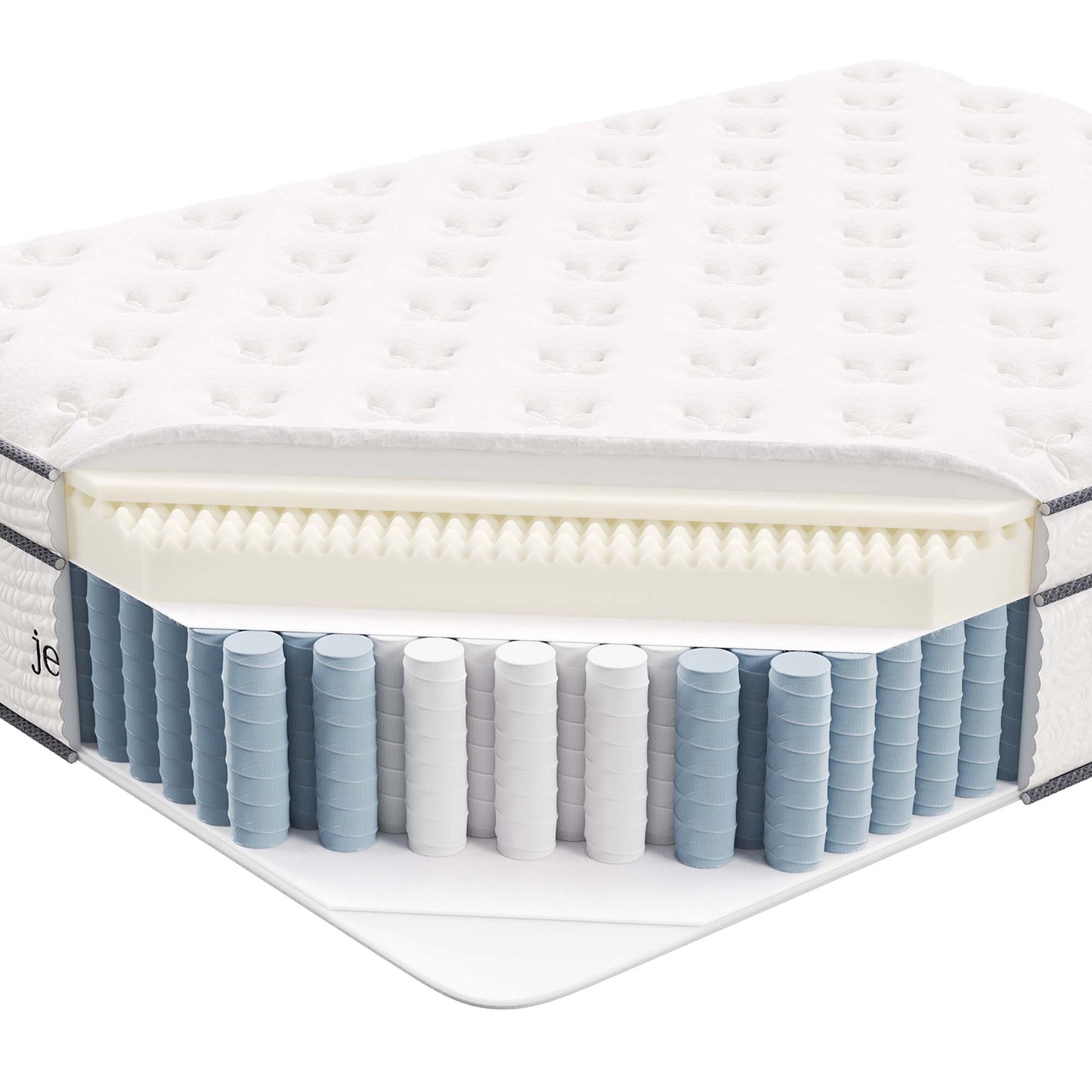 Jenna 14" Innerspring and Foam Full Mattress by Furniture for America