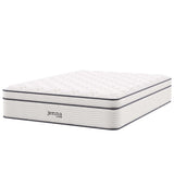 Aria 14" Innerspring and Foam Queen Mattress in White