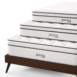 Aria 14" Innerspring and Foam Queen Mattress in White