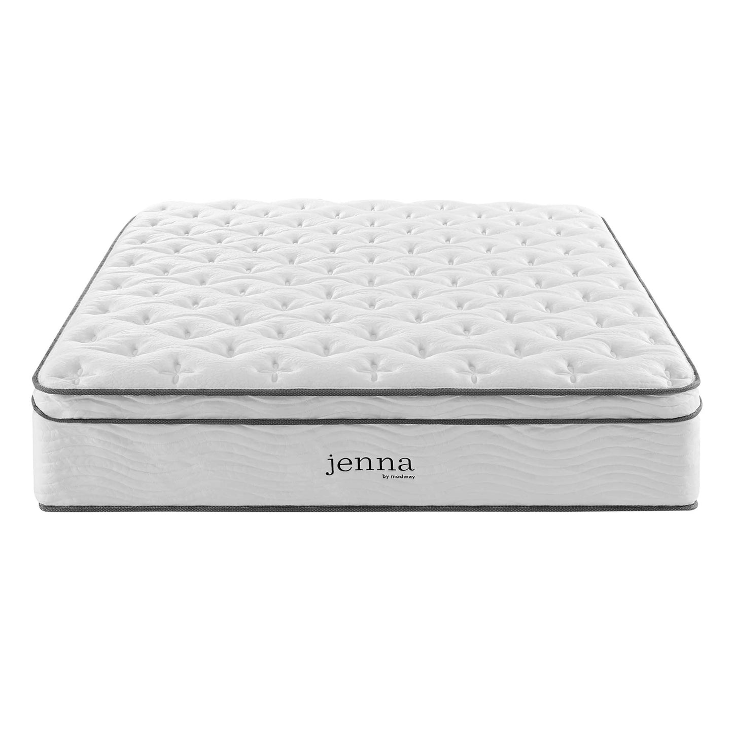Jenna 14" Innerspring and Foam Queen Mattress by Furniture for America