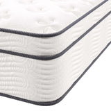 Aria 14" Innerspring and Foam Queen Mattress in White