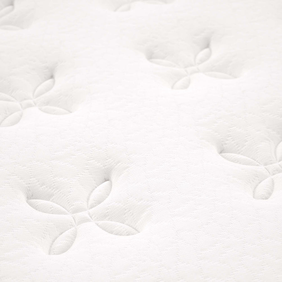 Aria 14" Innerspring and Foam Queen Mattress in White