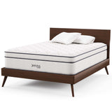 Aria 14" Innerspring and Foam Queen Mattress in White