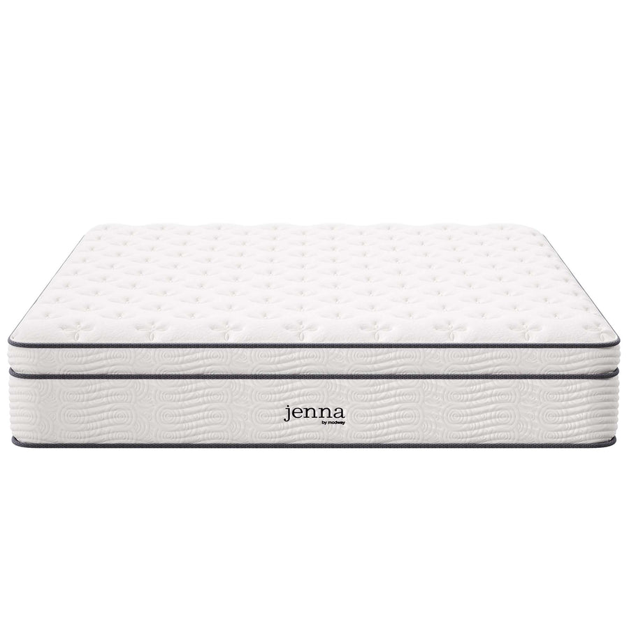 Aria 14" Innerspring and Foam King Mattress in White