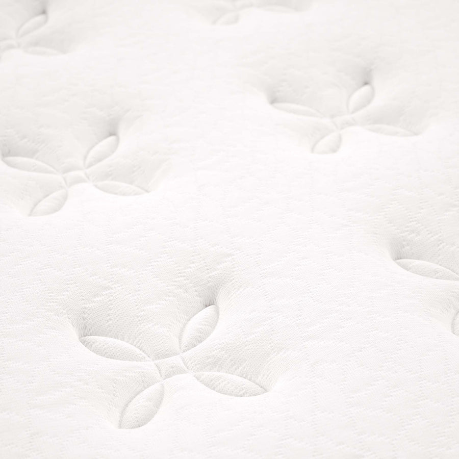 Aria 14" Innerspring and Foam King Mattress in White
