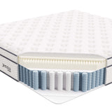 Aria 14" Innerspring and Foam King Mattress in White