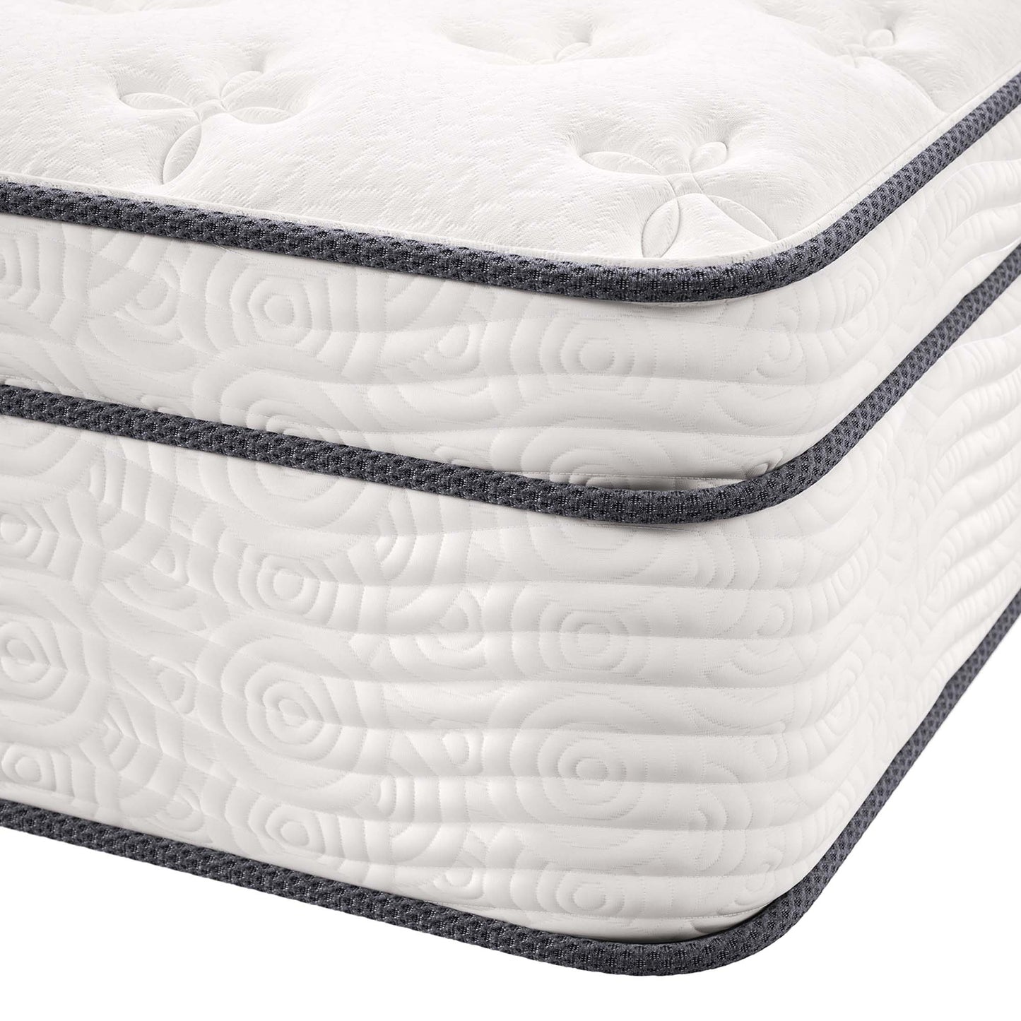Jenna 14" Innerspring and Foam California King Mattress by Furniture for America