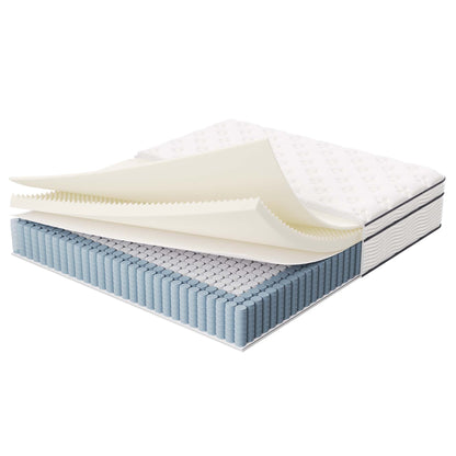 Jenna 14" Innerspring and Foam California King Mattress by Furniture for America