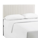 Meadow Performance Velvet Full / Queen Headboard in Ivory