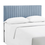 Meadow Performance Velvet Full / Queen Headboard in Light Blue