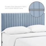 Meadow Performance Velvet Full / Queen Headboard in Light Blue