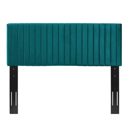Keira Performance Velvet Full / Queen Headboard in Teal