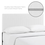 Meadow Faux Leather King/California King Headboard in White