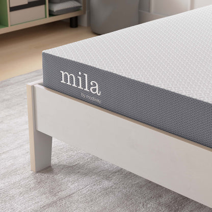 Mila 6" Foam Twin Mattress Set of 2 by Furniture for America