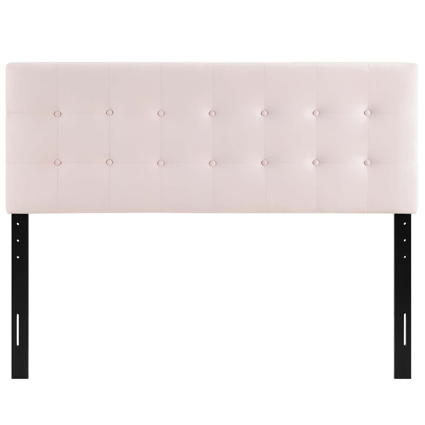 Emily Biscuit Tufted Performance Velvet Queen Headboard by Furniture For America