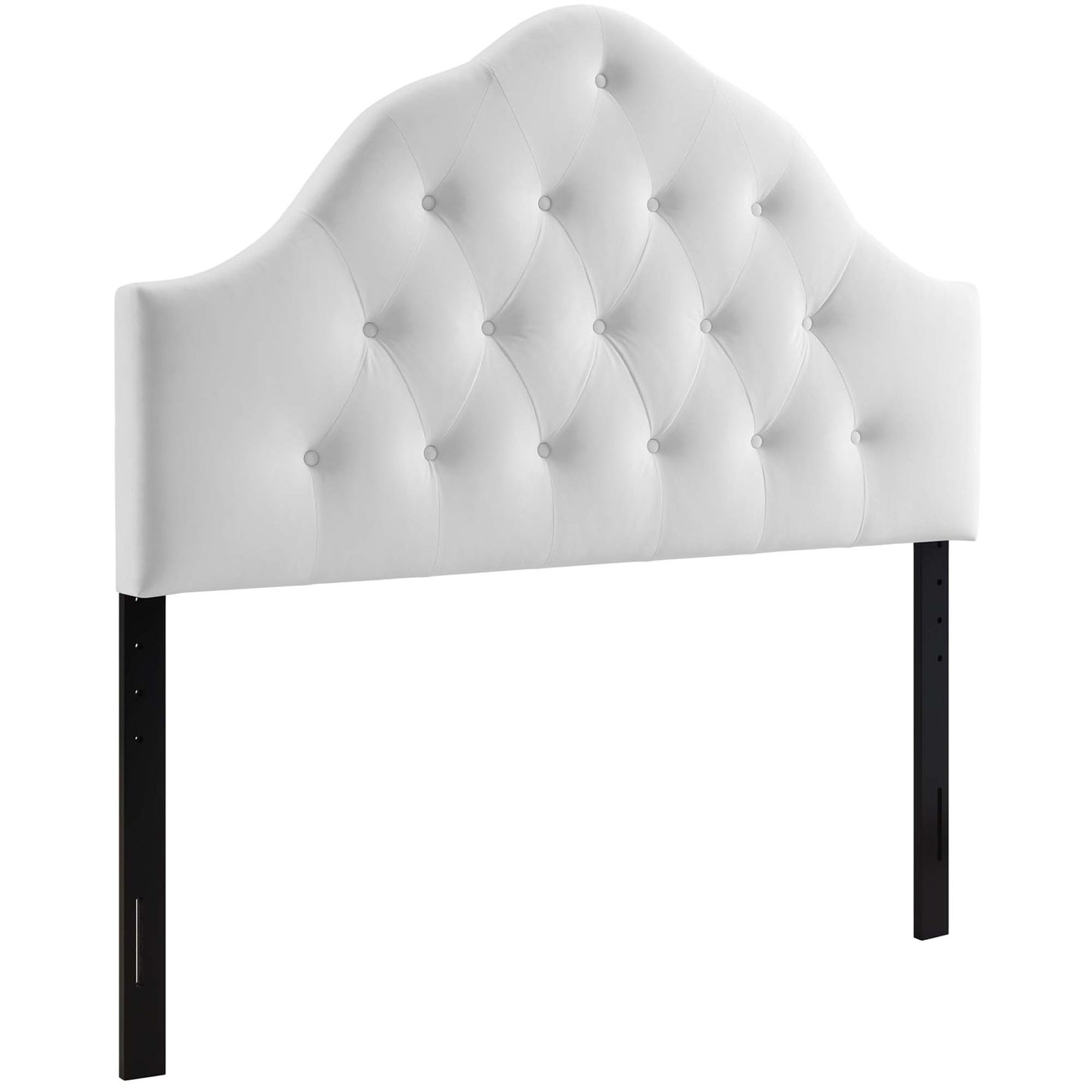 Sovereign Diamond Tufted Performance Velvet Queen Headboard by Furniture For America