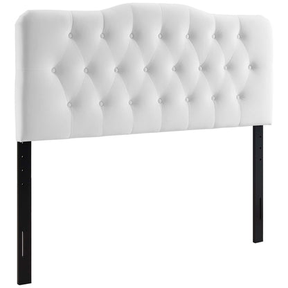 Annabel Diamond Tufted Performance Velvet Queen Headboard by Furniture For America