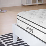 Aria 8" Innerspring and Foam Narrow Twin Mattress in White
