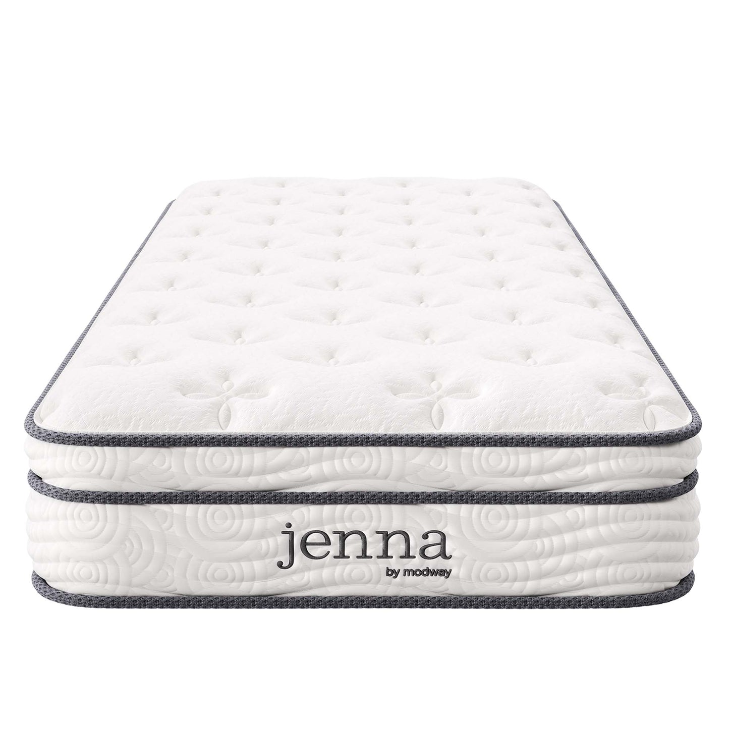 Jenna 8" Innerspring and Foam Narrow Twin Mattress by Furniture for America
