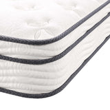 Aria 8" Innerspring and Foam Narrow Twin Mattress in White