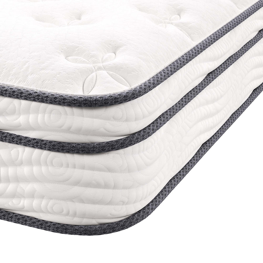 Aria 8" Innerspring and Foam Narrow Twin Mattress in White