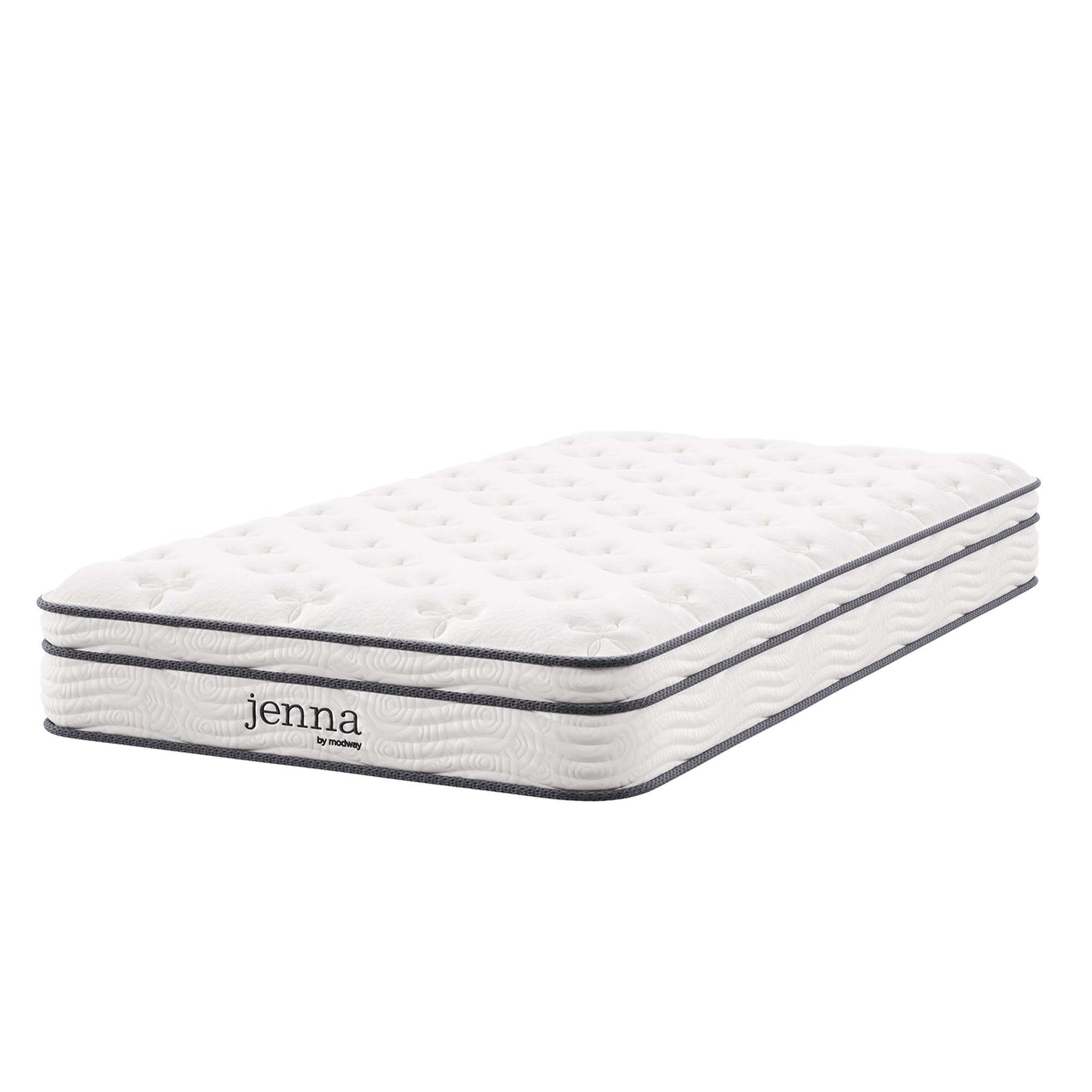 Jenna 8" Innerspring and Foam Twin Mattress by Furniture for America