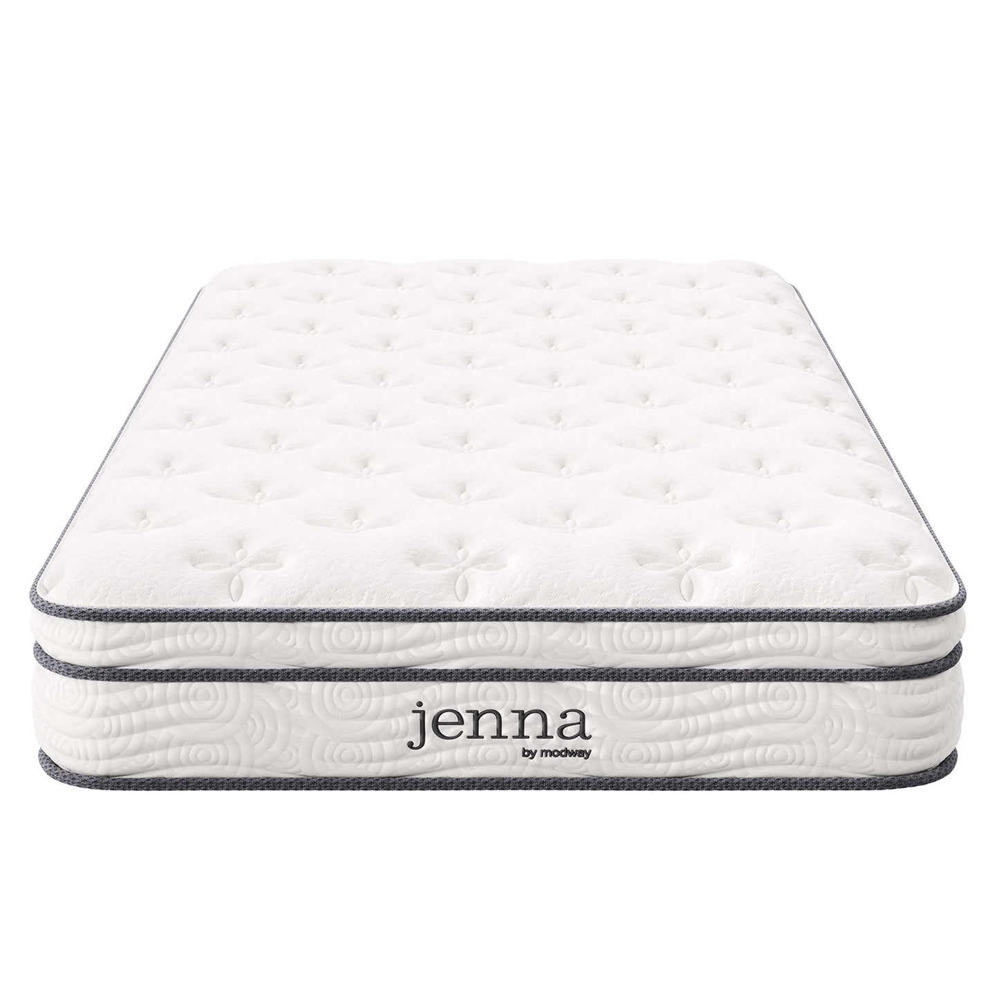 Jenna 8" Innerspring and Foam Twin Mattress by Furniture for America