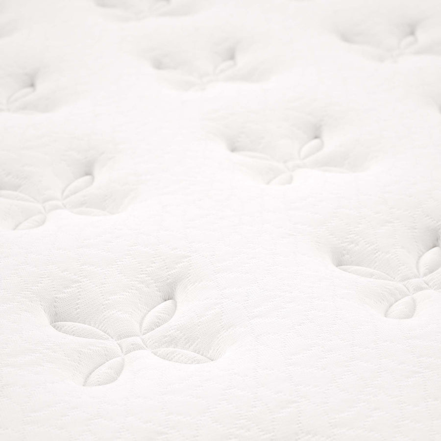 Aria 8" Innerspring and Foam Twin Mattress in White
