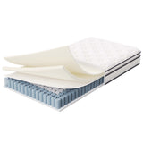 Aria 8" Innerspring and Foam Twin Mattress in White