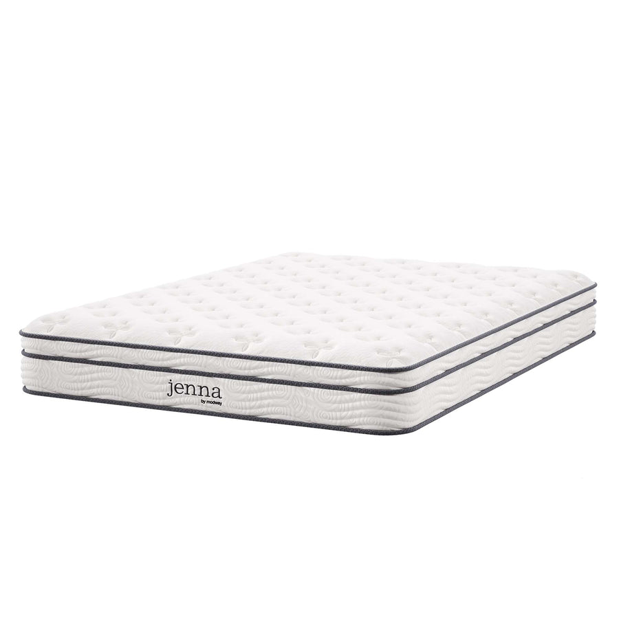 Aria 8" Innerspring and Foam Full Mattress in White