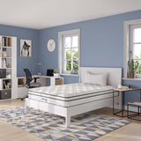 Aria 8" Innerspring and Foam Full Mattress in White