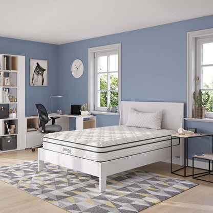 Jenna 8" Innerspring and Foam Full Mattress by Furniture for America