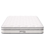 Aria 8" Innerspring and Foam Full Mattress in White
