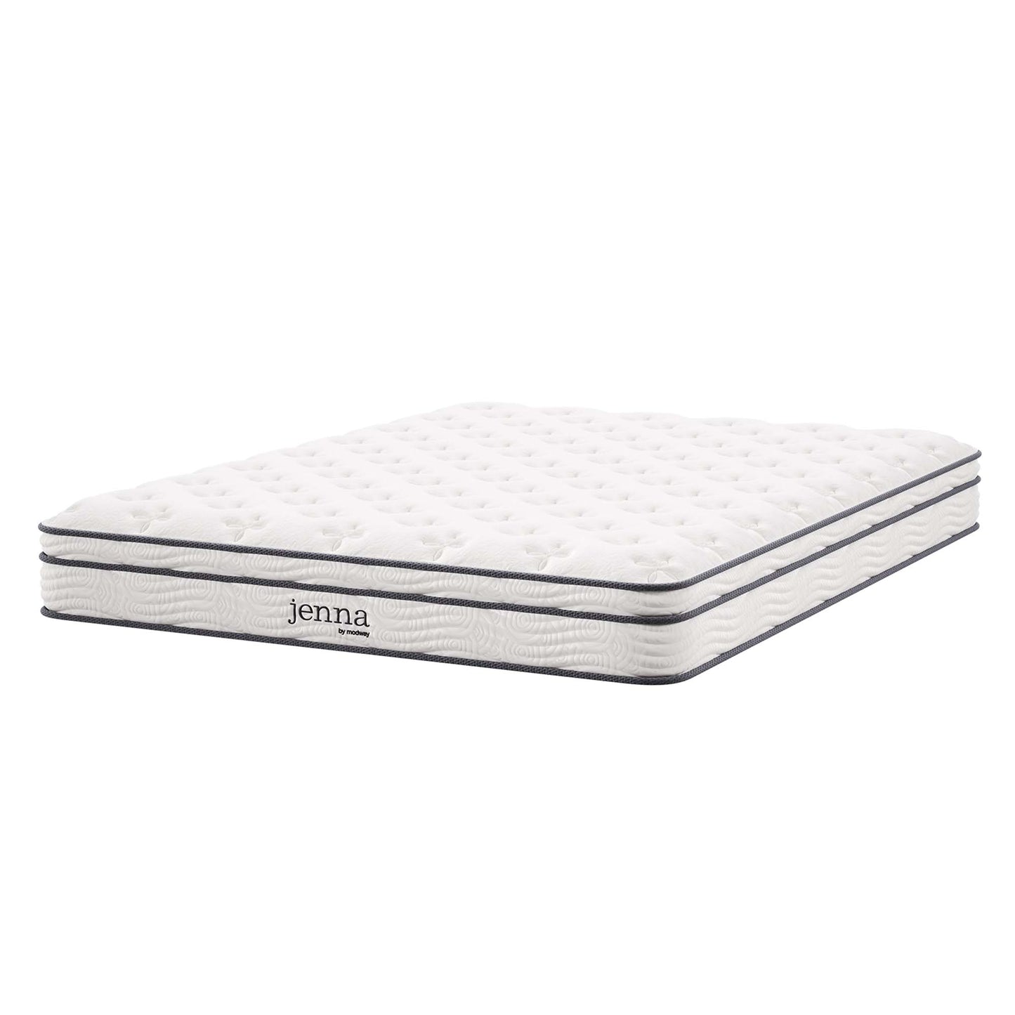 Jenna 8" Innerspring and Foam Queen Mattress by Furniture for America