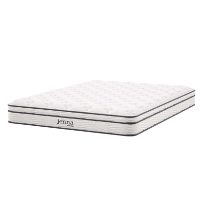 Jenna 8" Innerspring and Foam Queen Mattress by Furniture for America