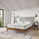 Aria 8" Innerspring and Foam Queen Mattress in White