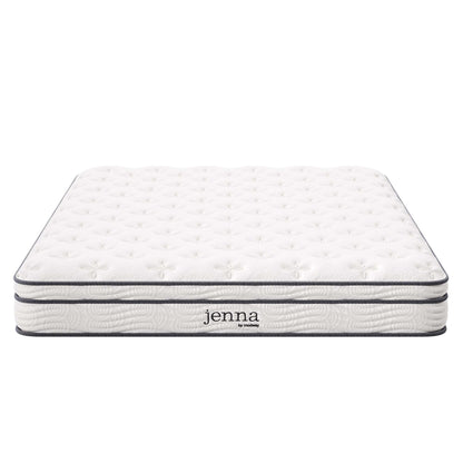 Jenna 8" Innerspring and Foam Queen Mattress by Furniture for America