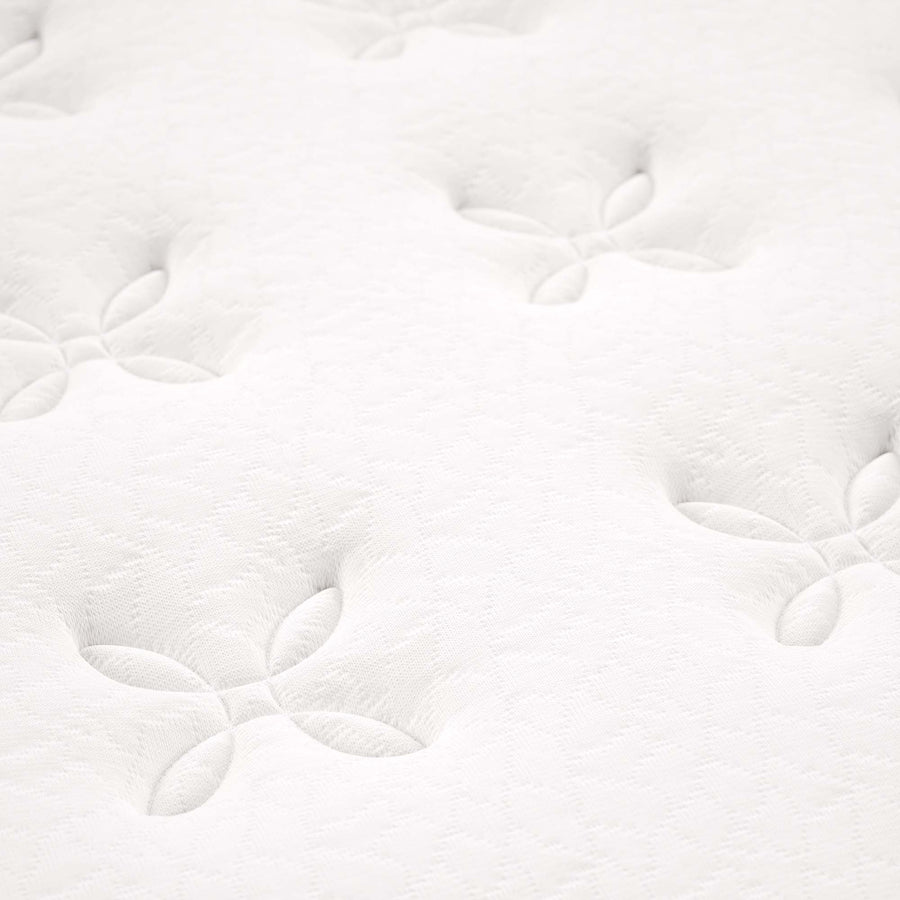 Aria 8" Innerspring and Foam Queen Mattress in White