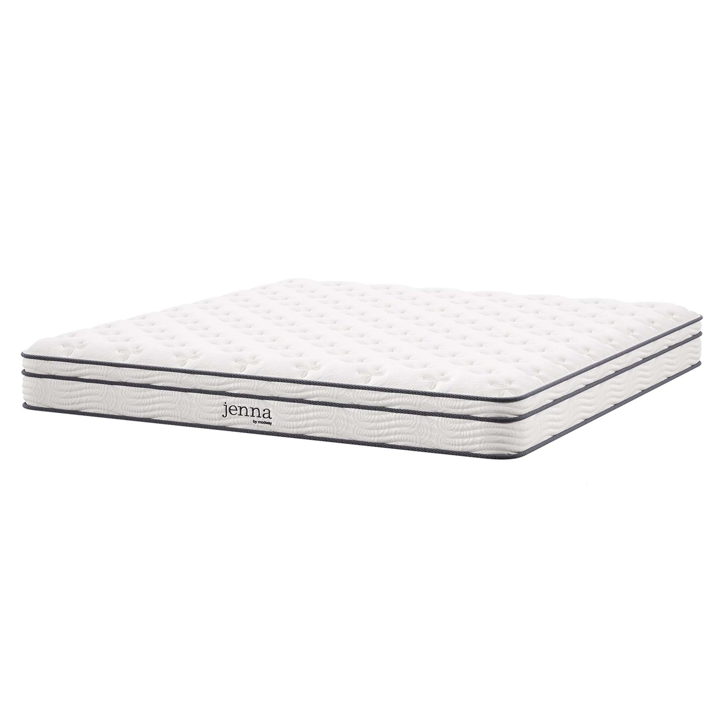 Jenna 8" Innerspring and Foam King Mattress by Furniture for America