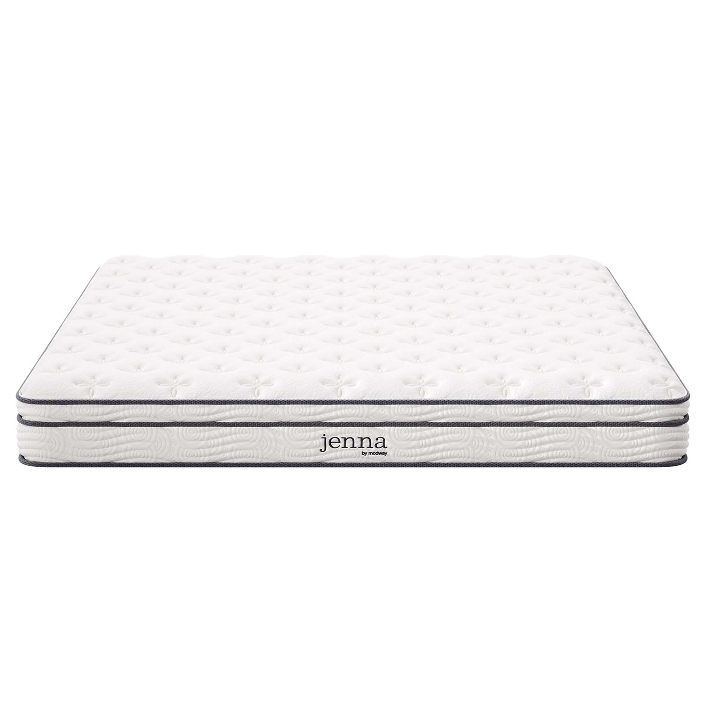 Jenna 8" Innerspring and Foam King Mattress by Furniture for America