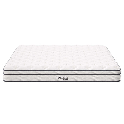 Jenna 8" Innerspring and Foam King Mattress by Furniture for America