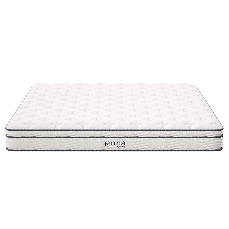 Aria 8" Innerspring and Foam King Mattress in White