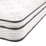 Aria 8" Innerspring and Foam King Mattress in White