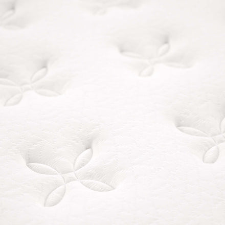Jenna 8" Innerspring and Foam King Mattress in White
