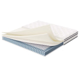 Aria 8" Innerspring and Foam King Mattress in White