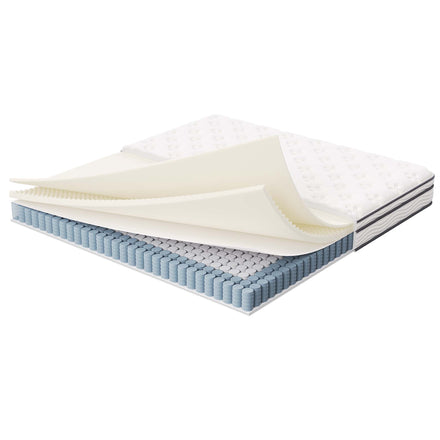 Jenna 8" Innerspring and Foam King Mattress in White