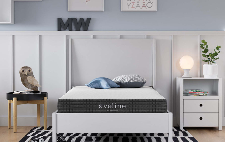 Juno 6" Narrow Twin Mattress in White