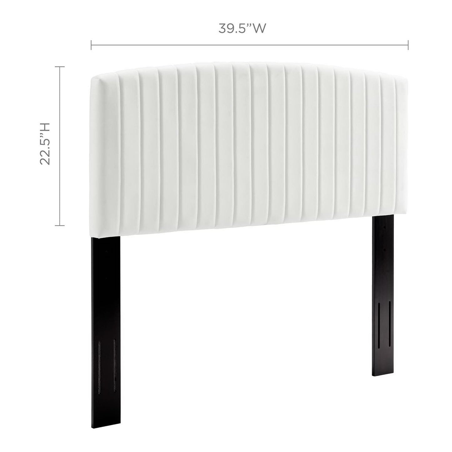 Rebecca Performance Velvet Twin Headboard by Furniture For America