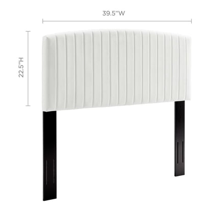 Rebecca Performance Velvet Twin Headboard by Furniture For America